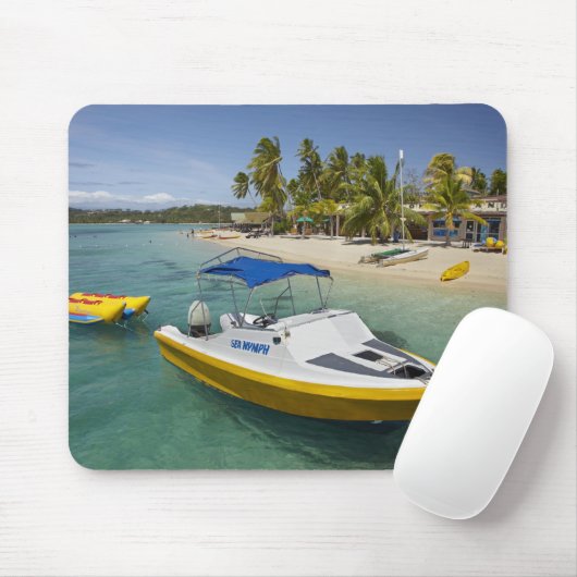 Motorboot und Bananenboot Mousepad (Mit Mouse)