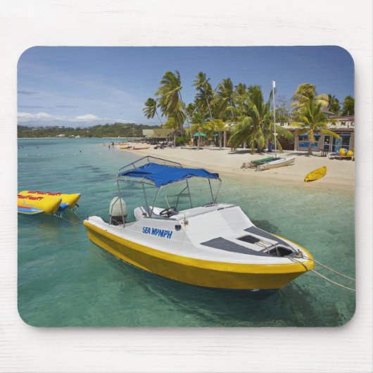 Motorboot und Bananenboot Mousepad (Vorne)