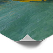 Motorboot und Bananenboot Poster (Ecke)