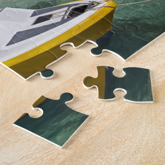Motorboot und Bananenboot Puzzle (Seite)