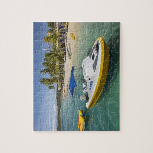 Motorboot und Bananenboot Puzzle (Vertikal)