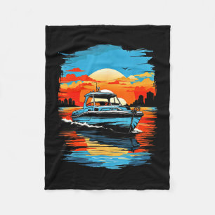 Motorboot-Yacht-Kreuzfahrt Sommerbootfahren Fleecedecke