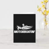 Motorboote - Schiffseigner Segelschiff Karte (Gelbe Blume)