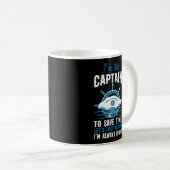 Motorbootfahren Ich bin der Captain-Hat Kaffeetasse (VorderseiteRechts)