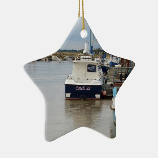 Motorbootfang 22 keramikornament (Rechts)