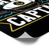 Motorbootführer Motorboot Motorboote Motorboa Poster (Ecke)