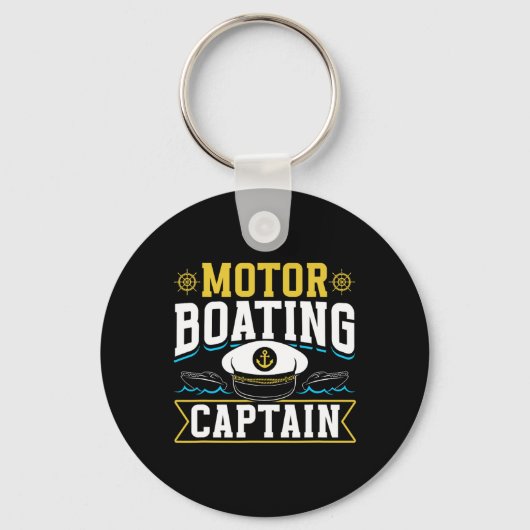 Motorbootführer Motorboot Motorboote Motorboa Schlüsselanhänger (Vorderseite)
