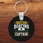 Motorbootführer Motorboot Motorboote Motorboa Schlüsselanhänger (Vorderseite)