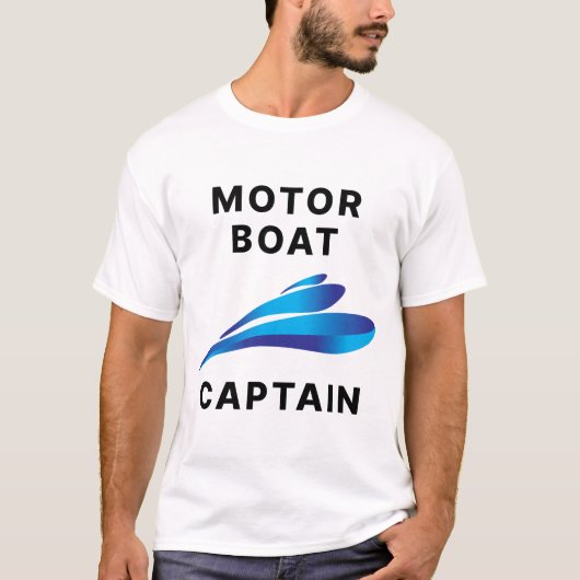Motorbootführer T-Shirt (Vorderseite)