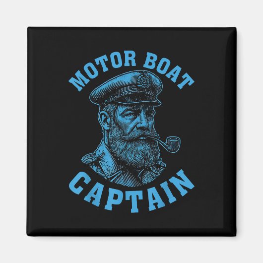 Motorbootkapitän _1 magnet (Vorne)