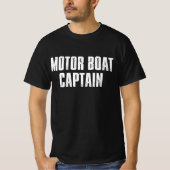 Motorbootkapitän Funny Retro T-Shirt (Vorderseite)
