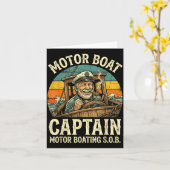 Motorbootkapitän karte (Gelbe Blume)