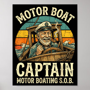 Motorbootkapitän poster