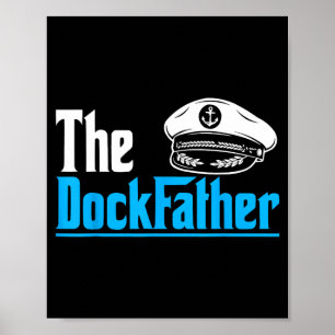Motorbootkapitän Segelyachten Motorbootfahren Poster