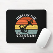 Motorbootklappen auf dem Captain Sail Pontoon Boat Mousepad (Mit Mouse)