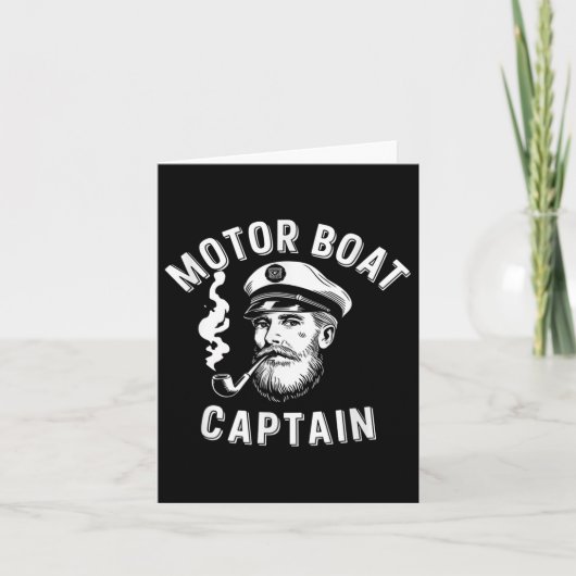 Motorbootmann Fast Waters Nautisches Abenteuer Karte (Vorderseite)