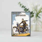 Motorbyke Postkarte (Stehend Vorderseite)