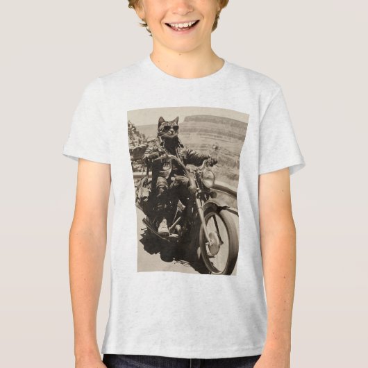 Motorcat V01 Tri-Blend Shirt (Vorderseite)