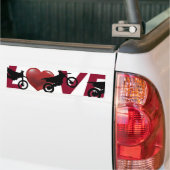 Motorcross, Dirtbike, Stoßfänger und Eis-Bruststic Autoaufkleber (Auf Lkw)