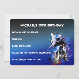 motorcross Einladung