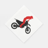 Motorcross-Fahrer Papier Napkins Serviette (Ecke)