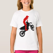 Motorcross Rider Girls T - Shirt (Vorderseite)