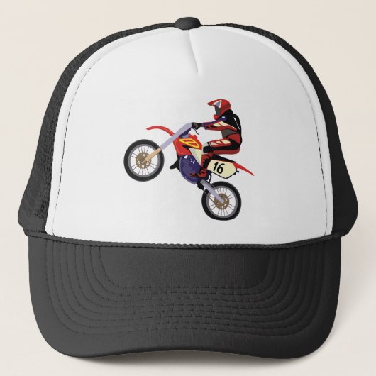 Motorcross Truckerkappe (Vorderseite)