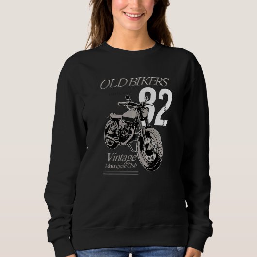 Motorcycle Biker 1982 for Men and Women Sweatshirt (Vorderseite)