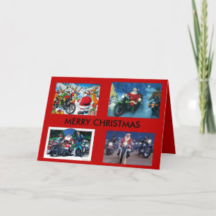 Motorcycle Christmas Card Feiertagskarte