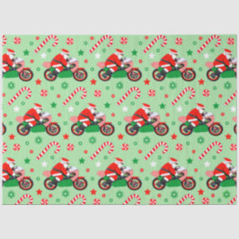 Motorcycle Christmas Holiday Gift Seidenpapier