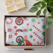 Motorcycle Christmas Holiday Gift Seidenpapier (Geschenk)