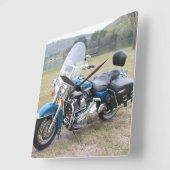 motorcycle clock quadratische wanduhr (Winkel)