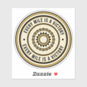 Motorcycle Distance Achievement Style Aufkleber (Blatt)