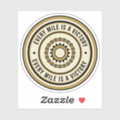 Motorcycle Distance Achievement Style Aufkleber (Blatt)