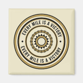 Motorcycle Distance Achievement Style Magnet