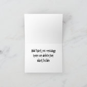 Motorcycle Flames Thank You Note Card Dankeskarte (Innenseite)