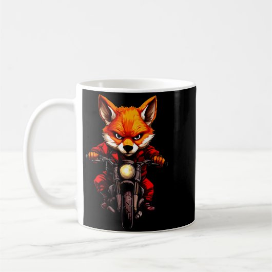 Motorcycle Foxes Kaffeetasse (Links)