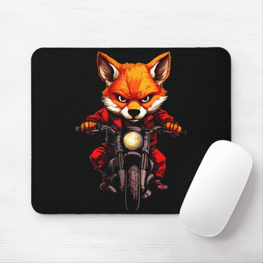 Motorcycle Foxes  Mousepad (Mit Mouse)