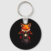 Motorcycle Foxes Schlüsselanhänger (Vorderseite)