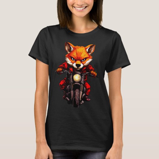 Motorcycle Foxes T-Shirt (Vorderseite)
