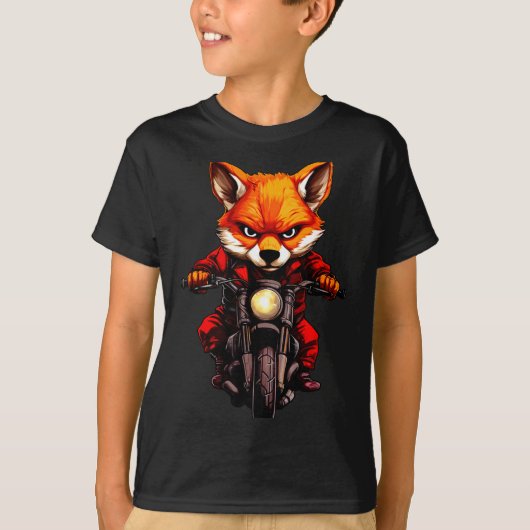 Motorcycle Foxes T-Shirt (Vorderseite)