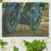 Motorcycle gift geschirrtuch (Gefaltet)