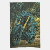 Motorcycle gift geschirrtuch (Vertikal)