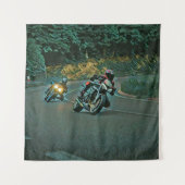 Motorcycle gift wandteppich (Vorderseite)