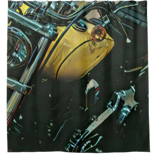 Motorcycle gifts duschvorhang (Vorderseite)