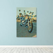 Motorcycle gifts leinwanddruck (Insitu (Holzboden))