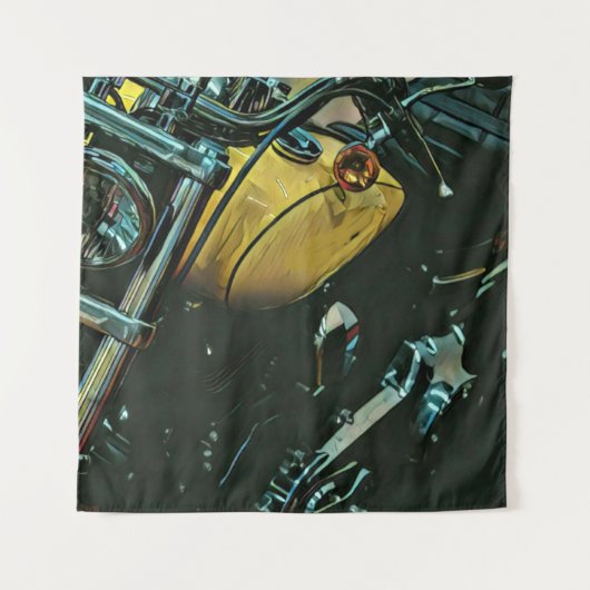 Motorcycle gifts wandteppich (Vorderseite)