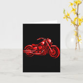 Motorcycle Heart Biker Valentines Day Rider Couple Karte (Gelbe Blume)