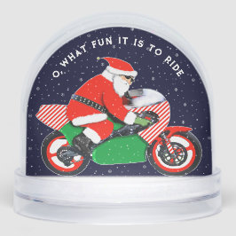 Motorcycle Holiday Gift Snow Globe Schneekugeln