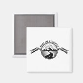 Motorcycle Horizon Adventure Magnet (Vorderseite/Rückseite)